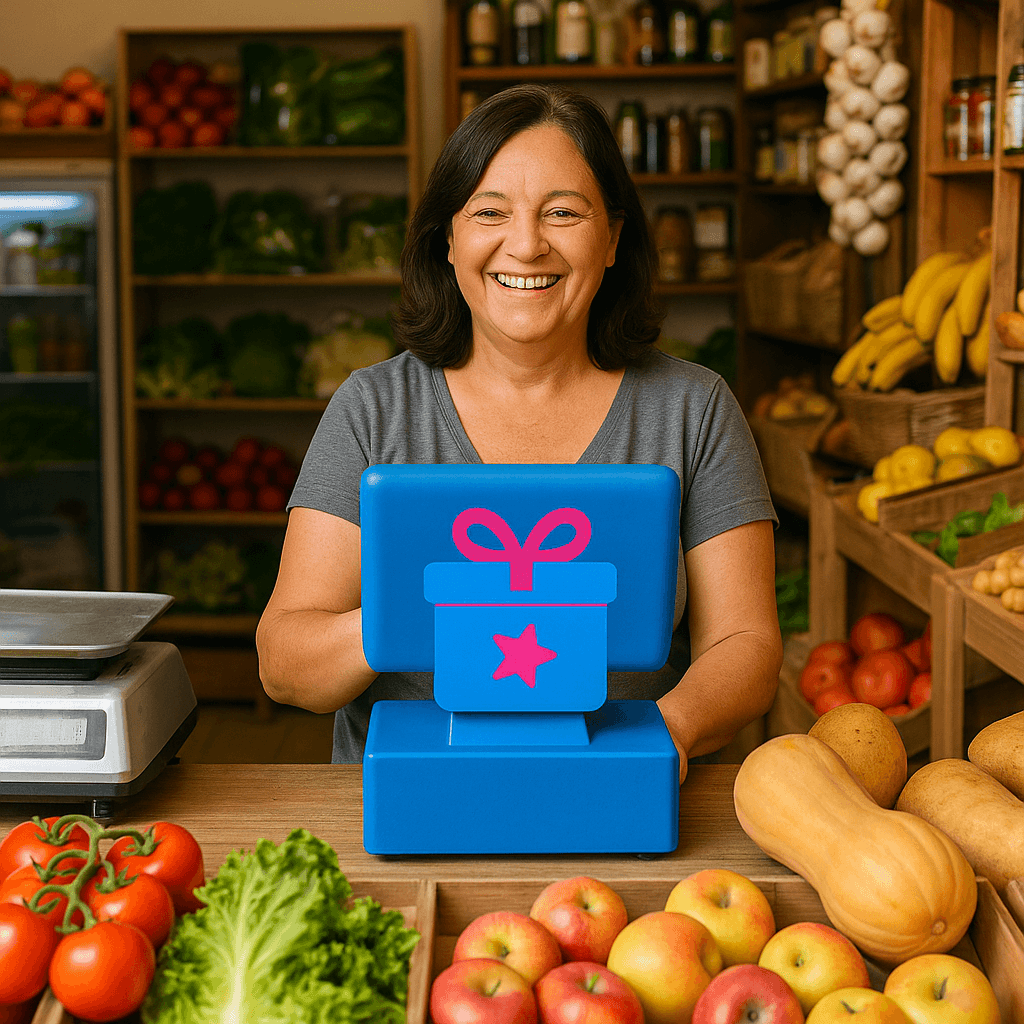 Tienda de abarrotes bien surtida